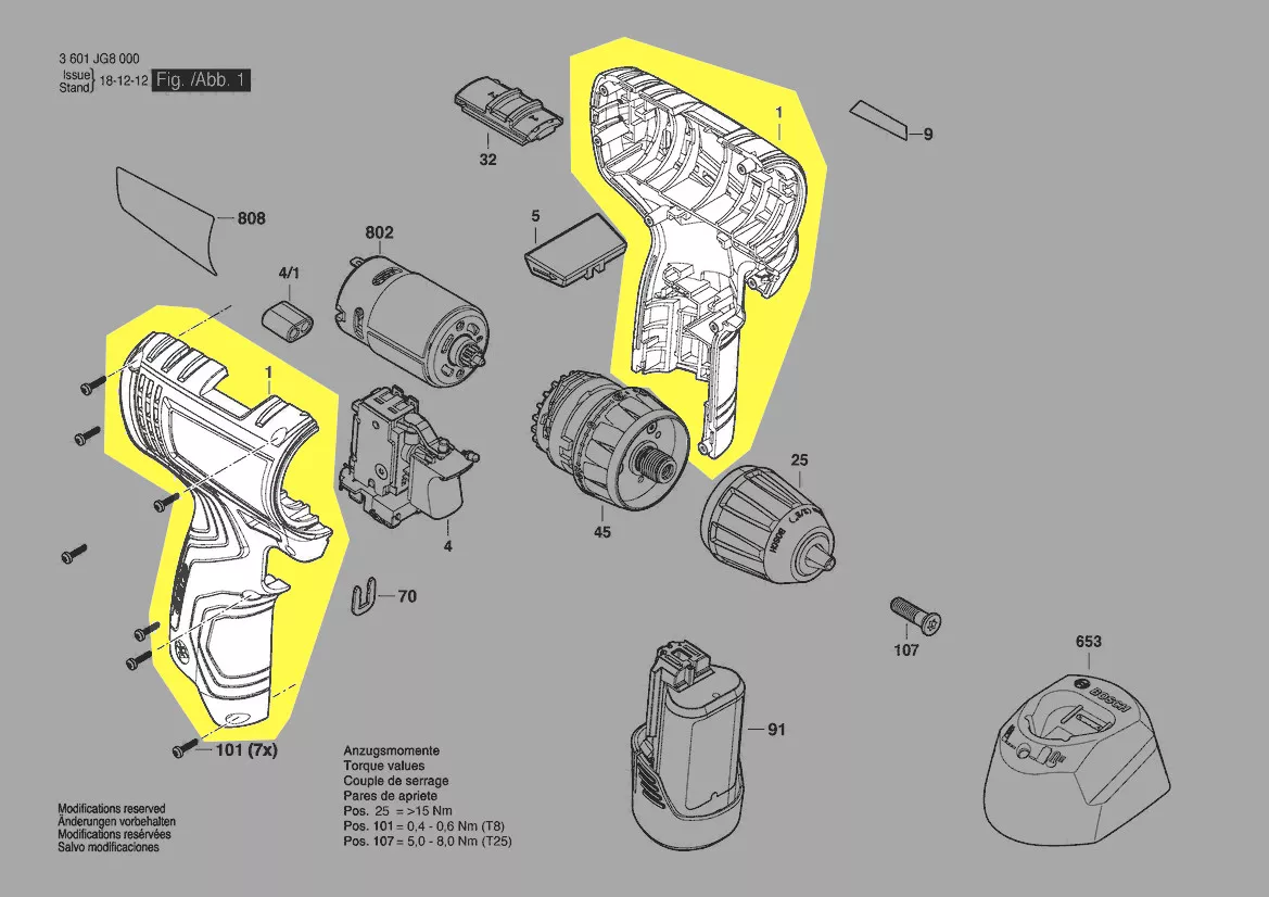 Coquille réf. 1 605 806 5M0 Bosch